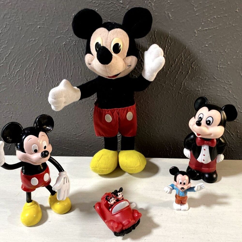 Vintage Mickey Mouse Collection - 5 TOTAL